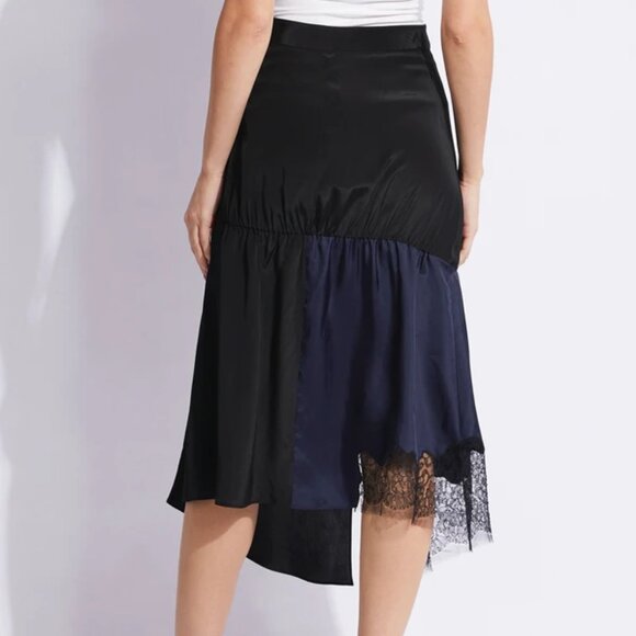 Elegant Tibi Color Block Women's Skirt - Picture 2 of 2